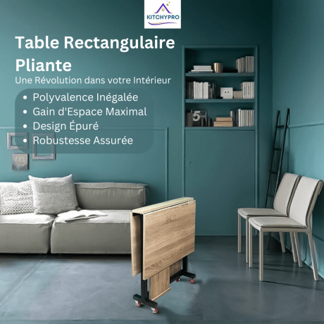 Table Rectangulaire Pliante-min